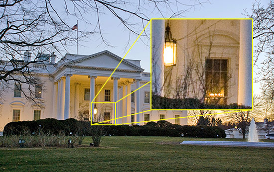 White House - Low Light with a Nikon D90